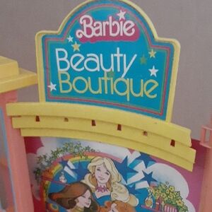 Barbie Beauty Boutique with Pink and Yellow Accents